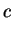 $\displaystyle c$