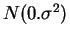 $ N(0.\sigma^2)$