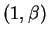 $ (1,\beta)$